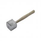 Chef Inox Cast Aluminium Meat Mallet / Hammer With Wood Handle
